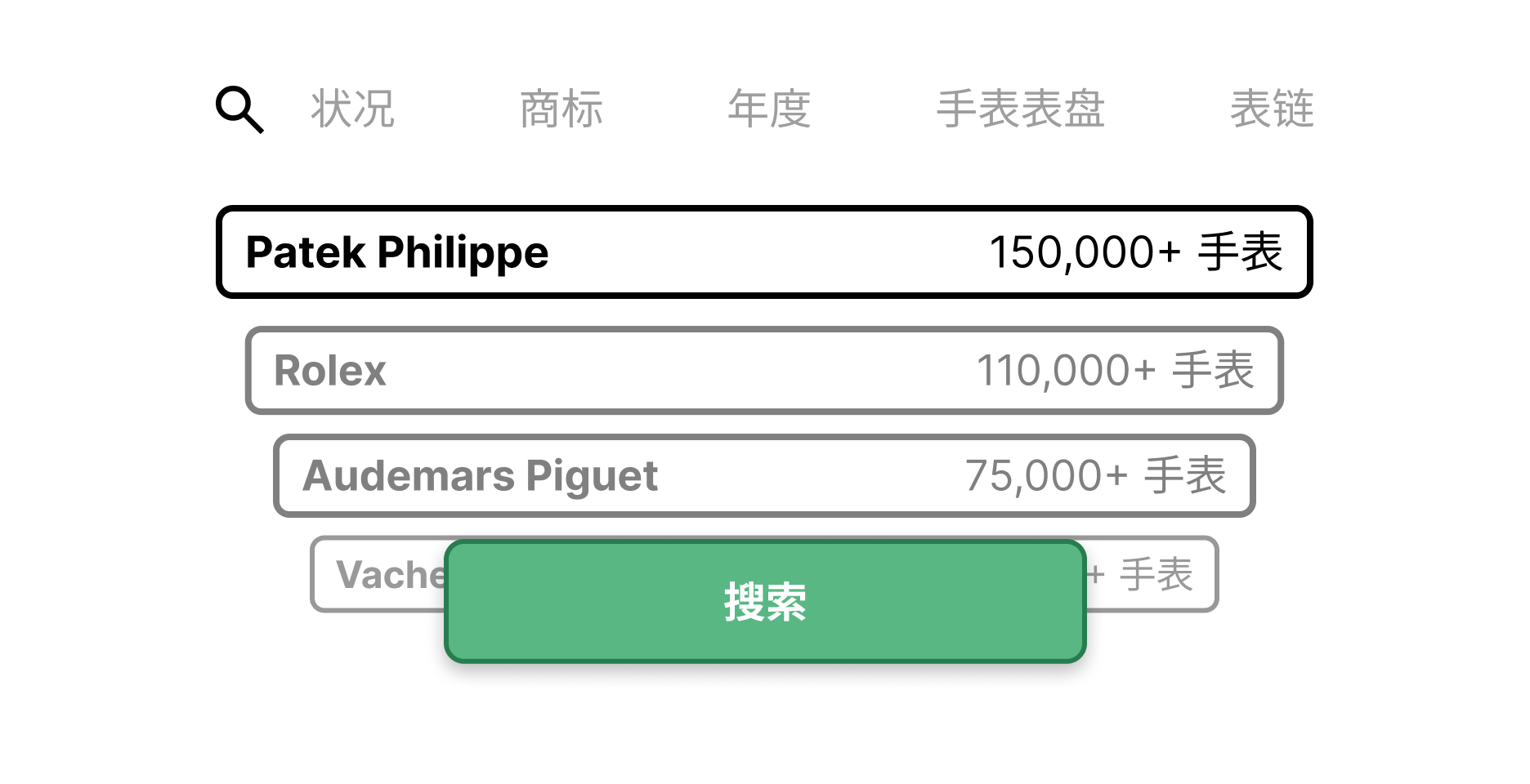 搜索腕表功能图示