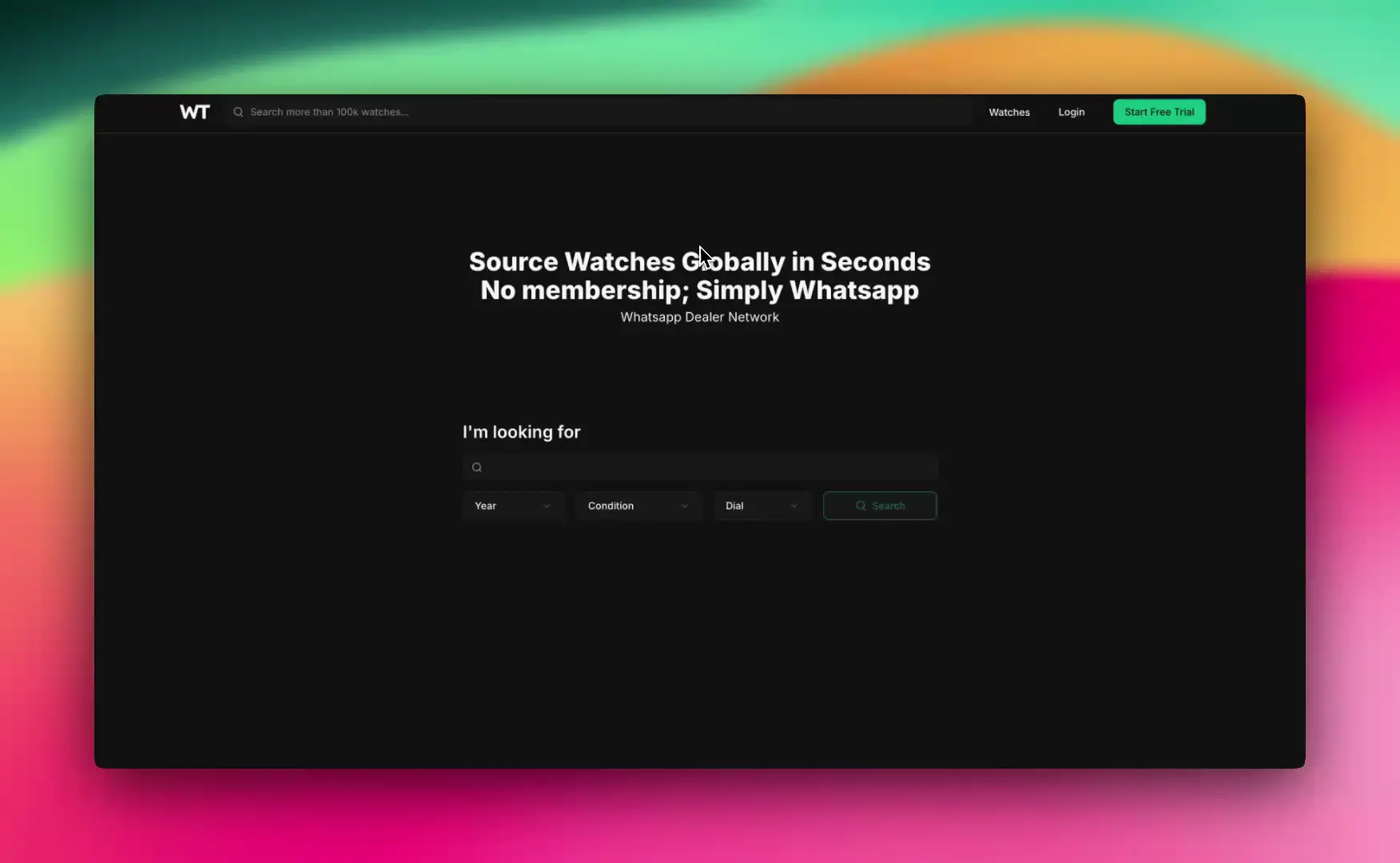 Watch Platform Demo